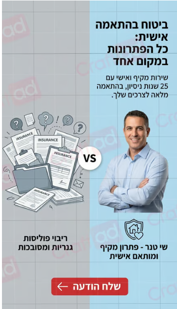 דוגמה לניהול פייסבוק ואינסטגרם